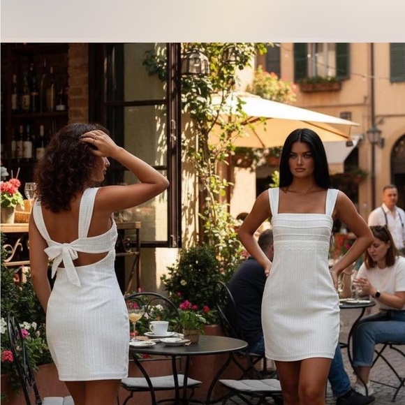Princess Polly Dresses & Skirts - Elegant Anyone but You White Sleeveless Dress by Princess Polly.